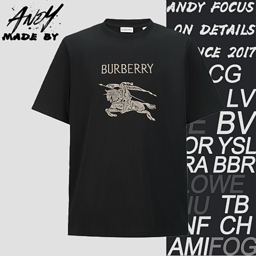 Burberry Embroidered Horse Short-Sleeve T-Shirt