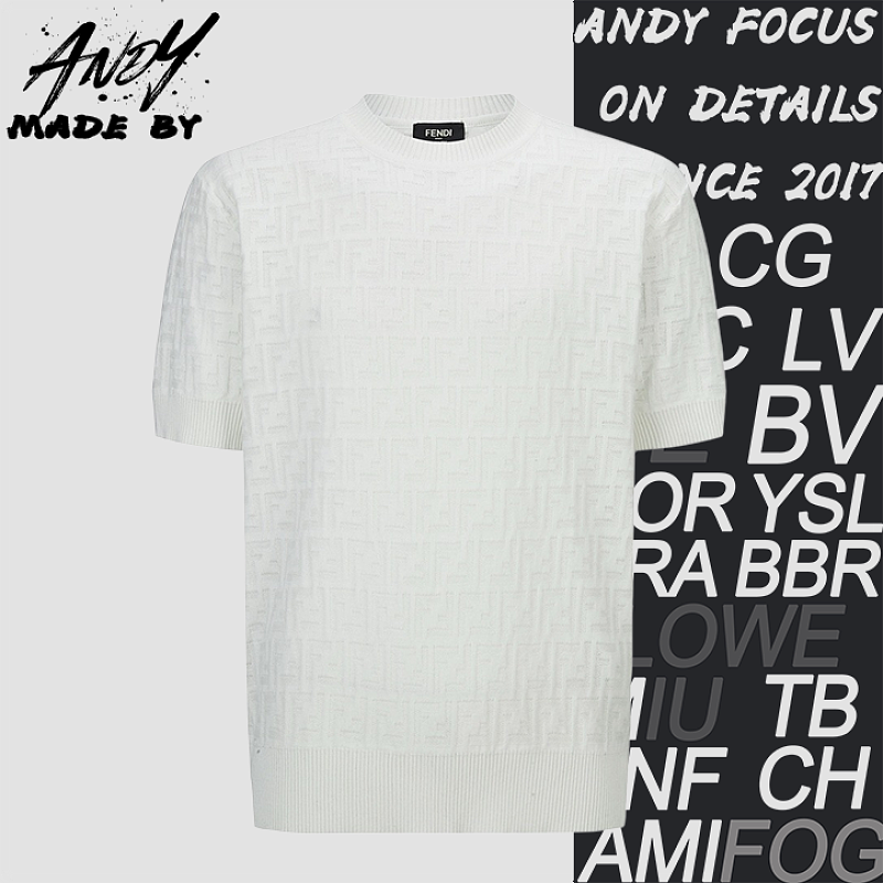 Double F Jacquard Logo Knitwear