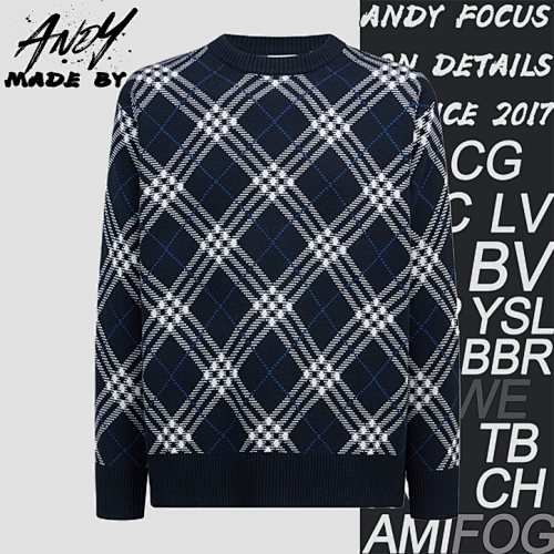 Burberry Check Jacquard Sweater