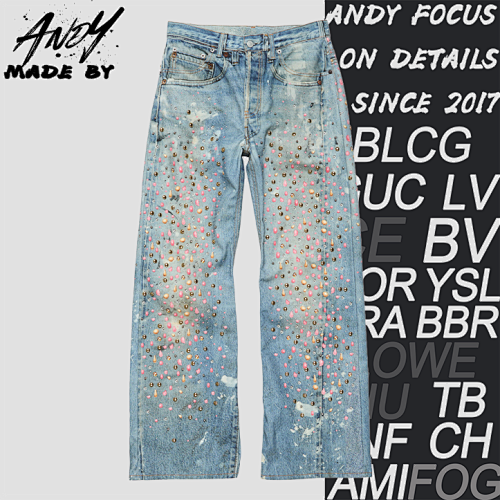 Minami-Aoyama Limited Edition Rivet Denim Trousers