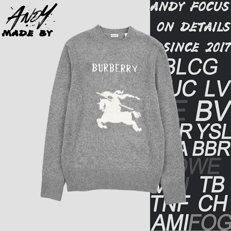 Warhorse Jacquard Crew Neck Sweater