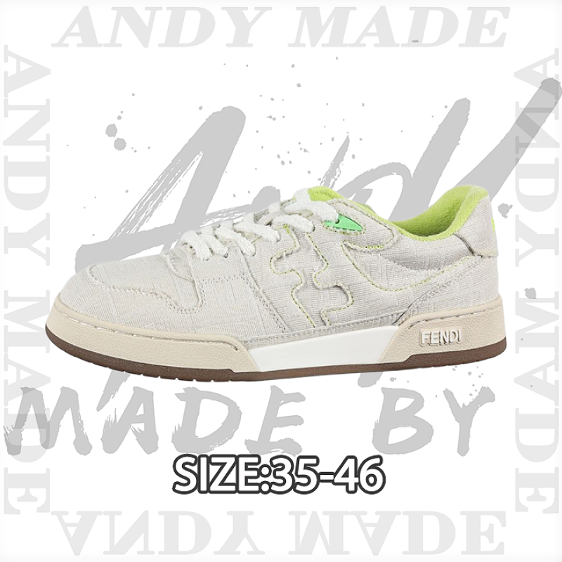 Fendi Fashion Sneakers In Neon Green