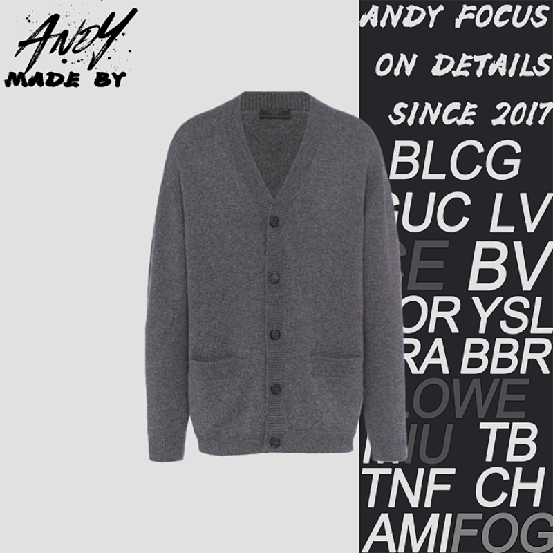 Louis Vuitton 26 Cashmere Grey Cardigan