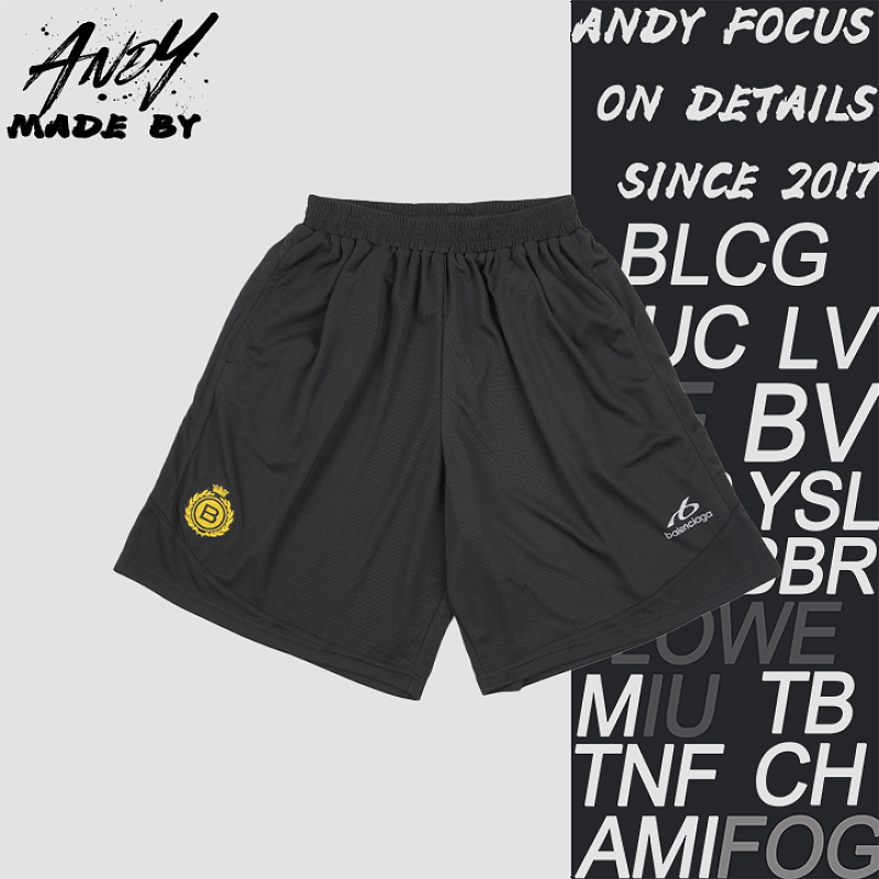 Wheat Ears B Letter Reflective Shorts
