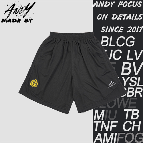 Wheat Ears B Letter Reflective Shorts