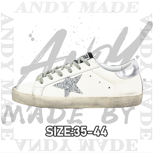 G Gdb Small Dirty Shoes Sports Shoes Casual Dirty Series Silver White Old