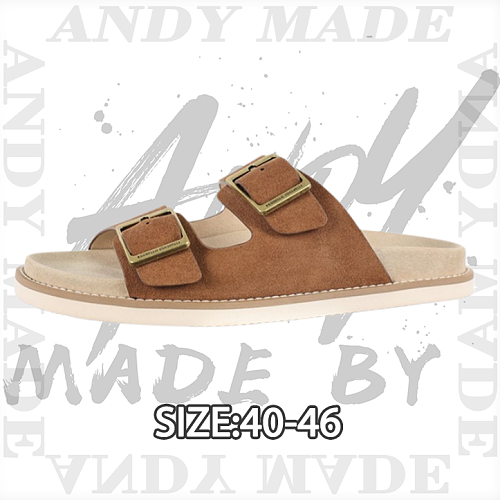 Off-White Suede Slippers Maroon