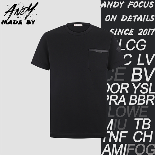 Cotton T-shirt With Leather-trimmed Logo