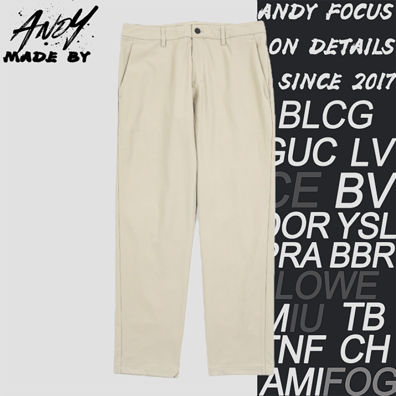 Abc Series Calssic Fit Trousers Mid-rise Trousers