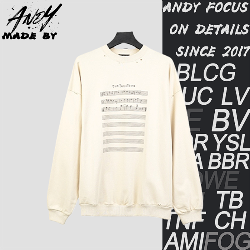 Sheet Music Crew Neck Sweatshirt