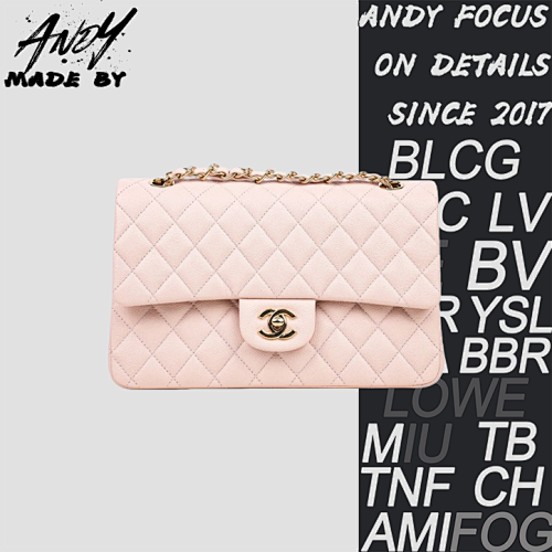 255 Quilted Gold Buckle Chain Shoulder Bag Pink