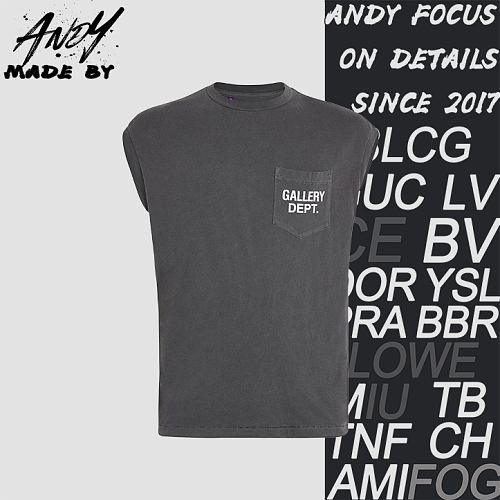 Pocket English Print Vest Short Sleeve