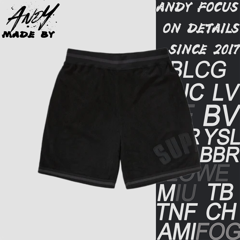Supreme Sup Suede Mesh Shorts