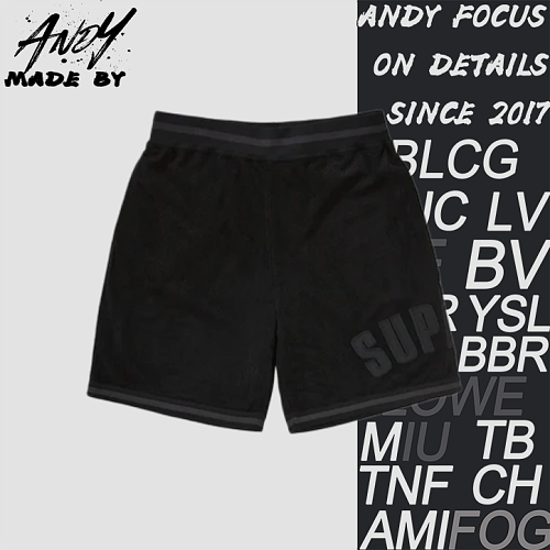 Supreme Sup Suede Mesh Shorts