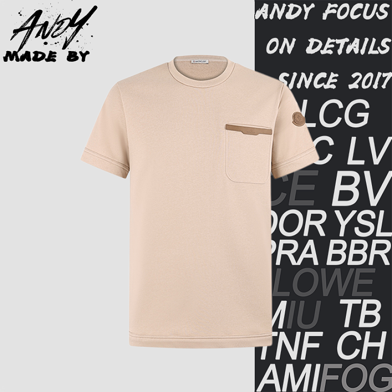 Cotton T-shirt With Leather-trimmed Logo