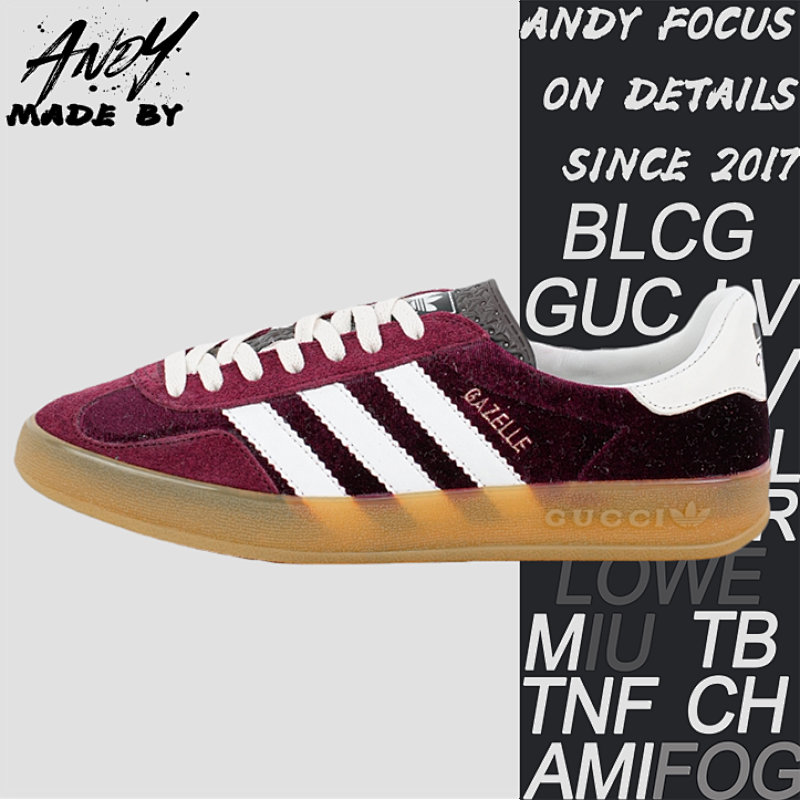 Gucci G Ucci X Adidas Color Blocked Training Series Board Shoes