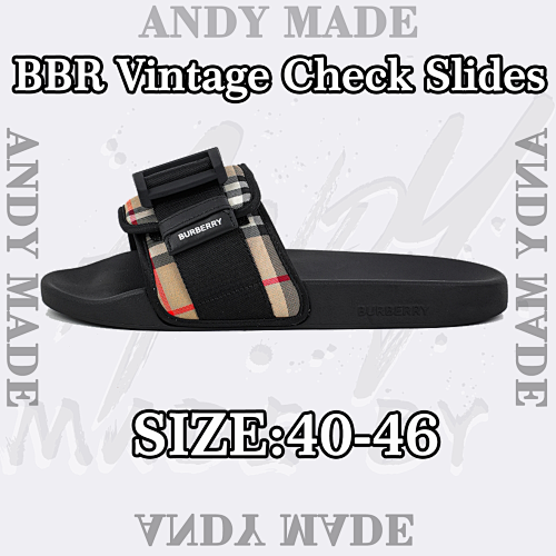 Burberry Bbr Vintage Check Slides