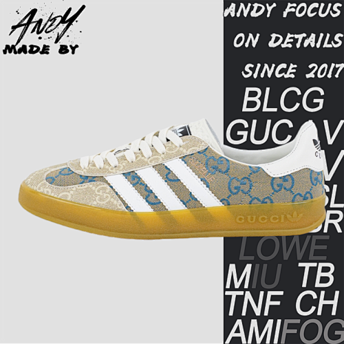 Gucci G Ucci X Adidas Color Blocked Training Series Board Shoes