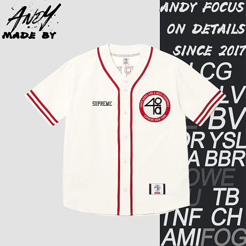 Supreme Short-sleeve Baseball Jacket
