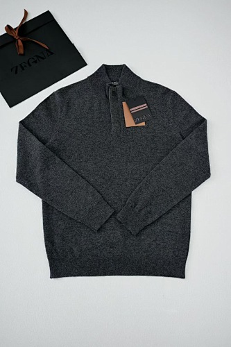 Oasi Zip Mock Neck Sweater