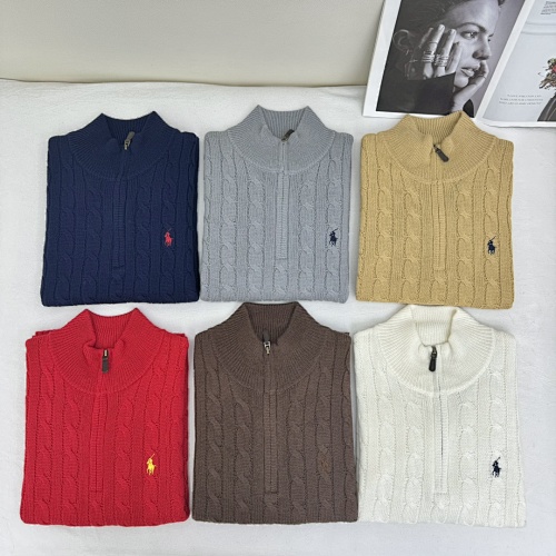 Half-zip Cable Knit Wool Long-sleeved Shirt