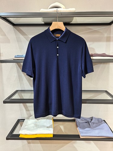 The Zz2025VELLUS Aureum Golden Wool Polo Shirt Part Of Z's Premium Luxury Collection Is Th