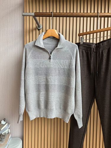 Lp Collar Equestrian Knitted Sweater