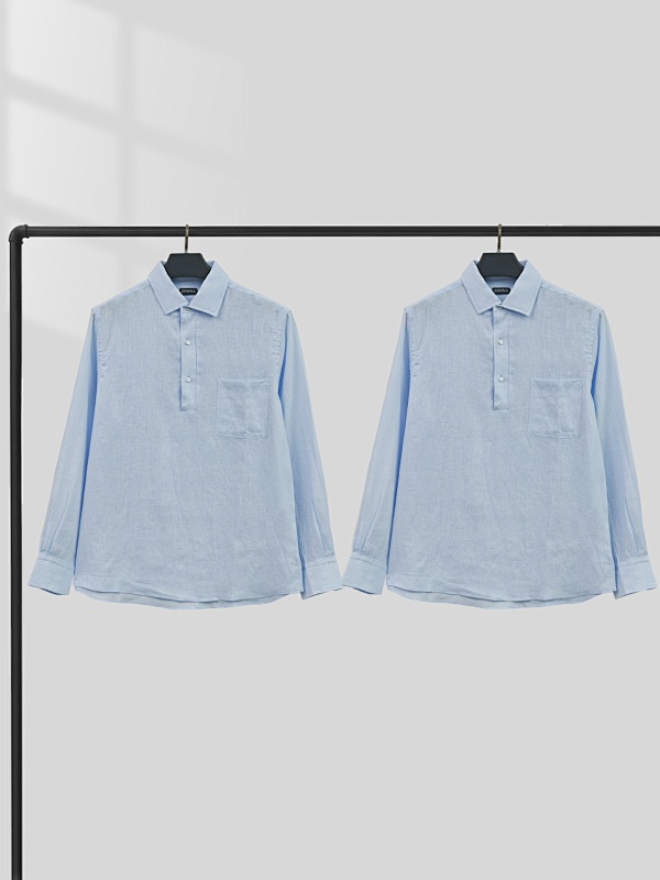 Zegna Oasis Lino Linen Shirt