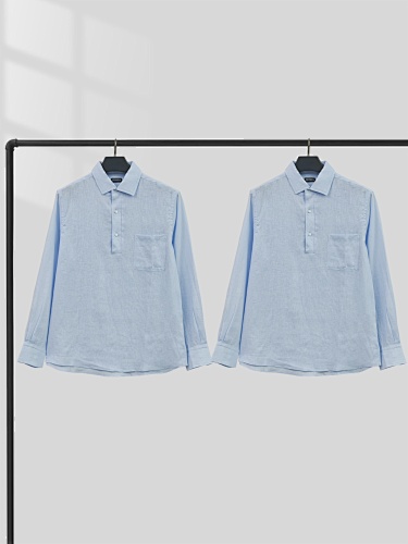 Zegna Oasis Lino Linen Shirt