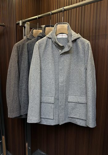 LP New Medium Length Jacket Color Grey Dark Grey Coffee Size 48-56