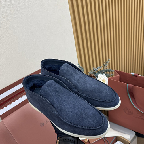 Cow Goods Size 39.40.41.42.43.44.46 Loro Piana LPOpen Walk Autumn Winter Wool Men's Ankle