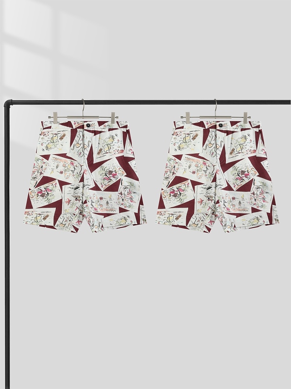 Product Ls Latest Vacation Series 40 Pieces Of 100 Linen Yarn Dyed Shorts