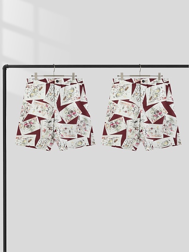 Product Ls Latest Vacation Series 40 Pieces Of 100 Linen Yarn Dyed Shorts