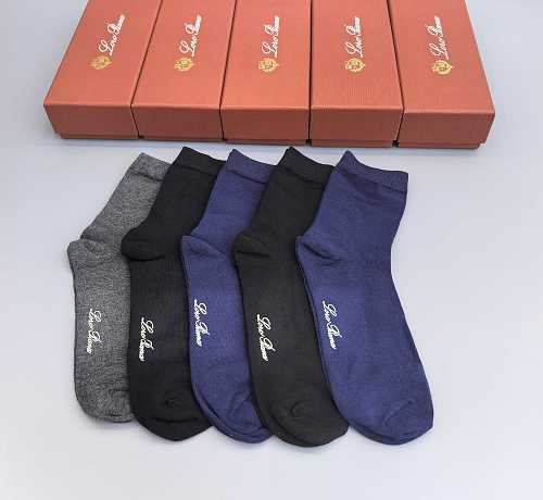Pure Cotton Double Needle Socks
