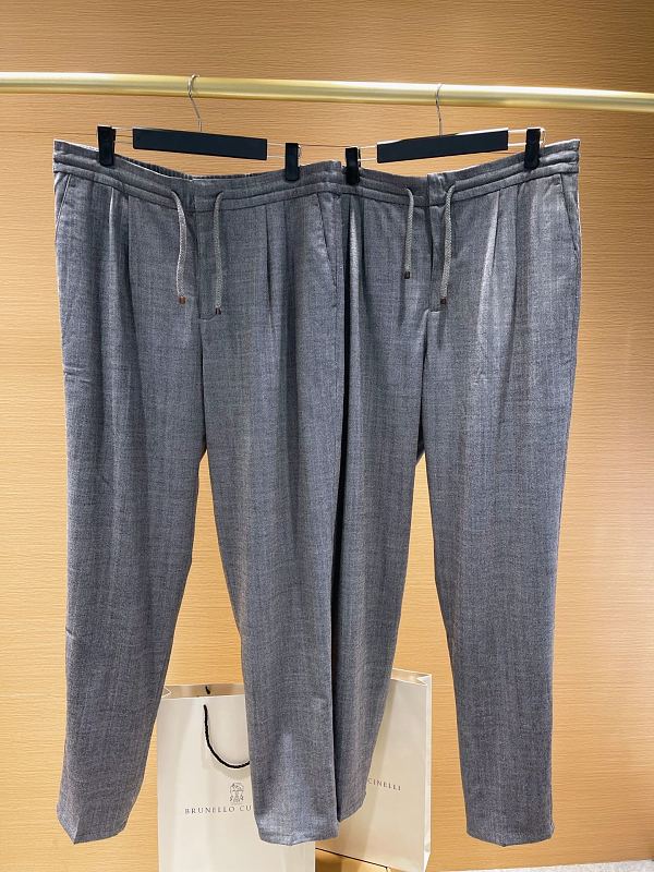 Wool Gray Pants
