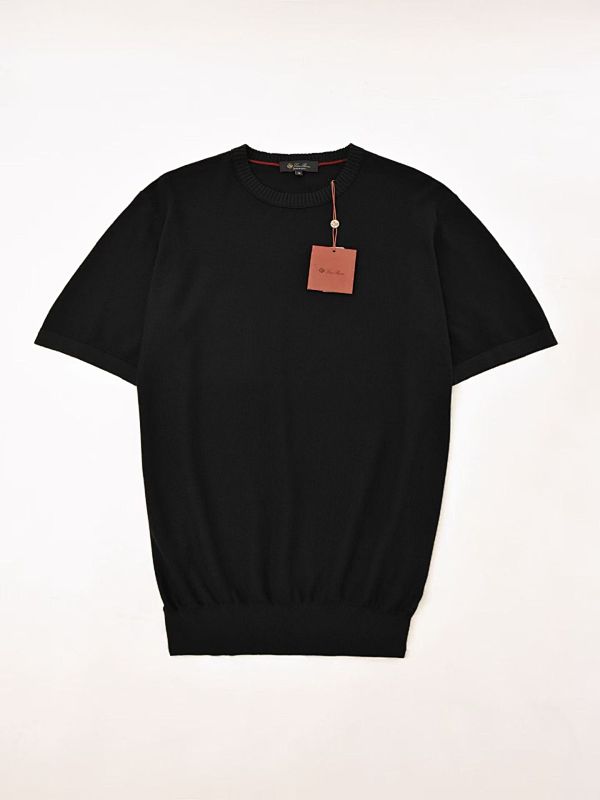 Slim-Fit Cotton And Silk-Blend Piqué T-Shirt