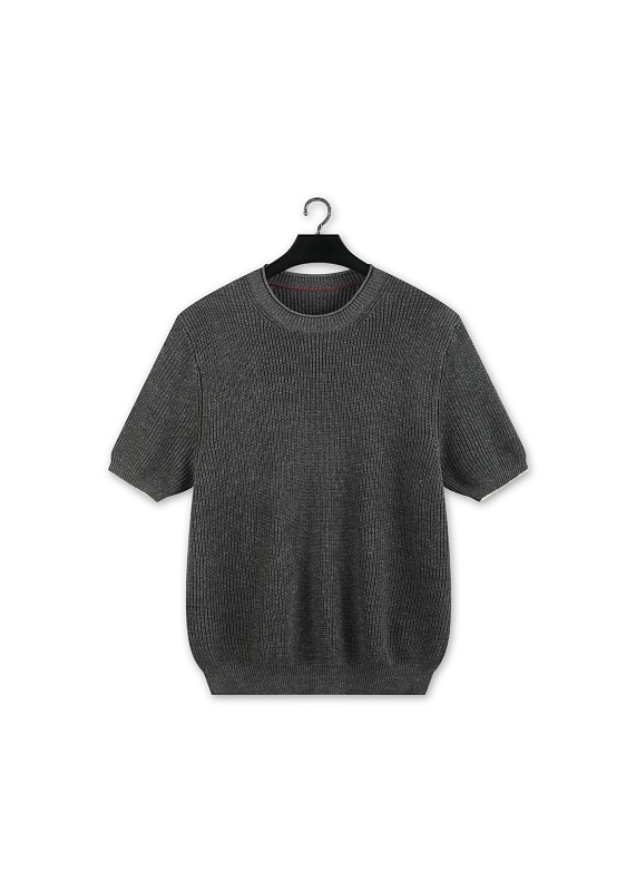 Island Cotton Knitted Short Sleeves