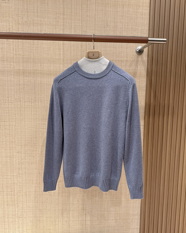 L Autumn Winter New Parksville Round Neck Sweater Sizes 48-56 Size Stock Supply Process Ex