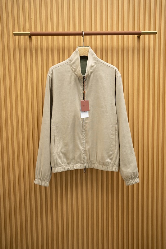 Linen Bomber Reversible Jacket