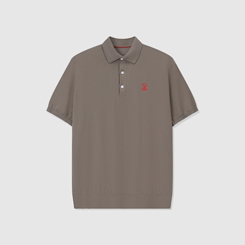 Brunello Cucinelli White Cotton Polo