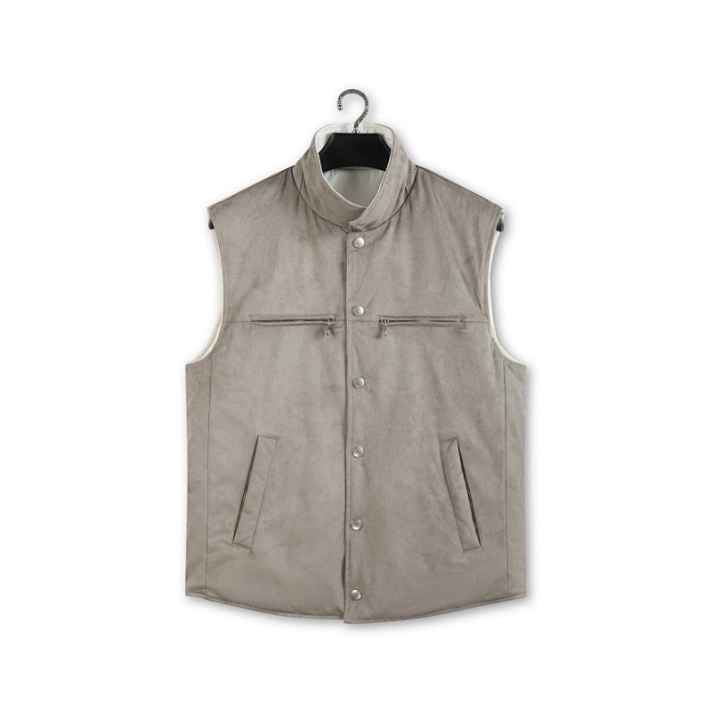 Sleveless Suede Jacket