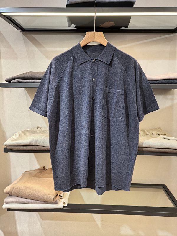 Z+ Linen Casual Short-sleeved Shirt Made From A Blend Of Pure Natural Rain-dew Linen Has A