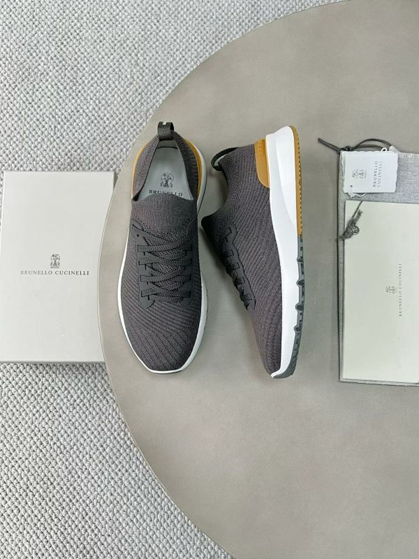 Cotton Knit Calfskin Runners