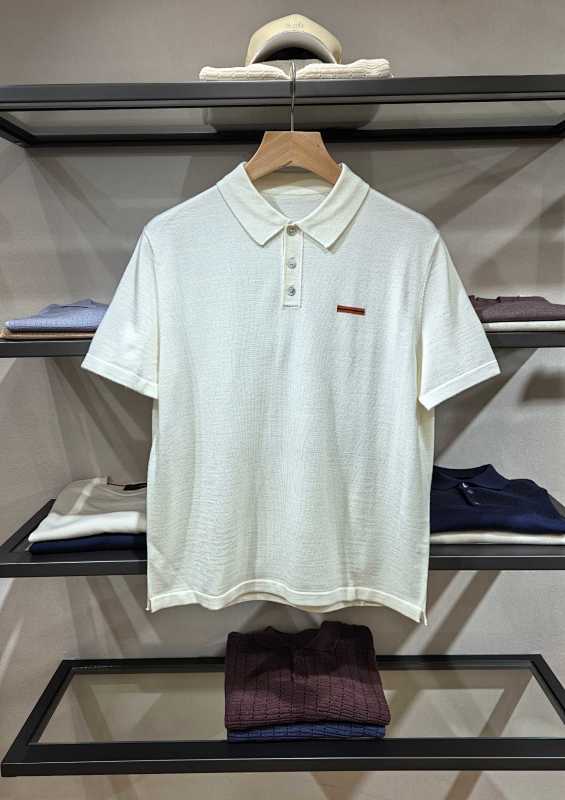 ZZ's New Spring Summer Polo Shirt Is Simple And Elegant A Classic. Made Of Tencel Wool It'