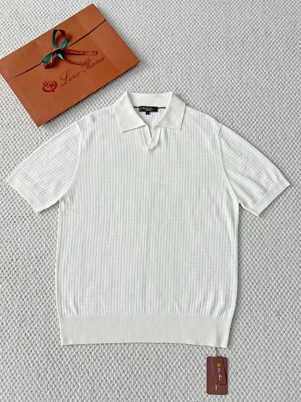Cotton Buttonless Polo