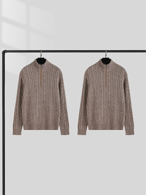Supreme Arrival LP Half-Zip Cable-Knit Sweater
