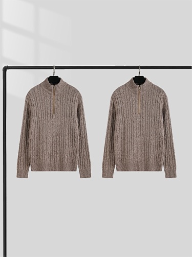 Supreme Arrival LP Half-Zip Cable-Knit Sweater