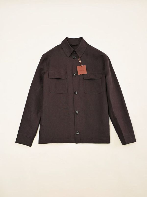 Linen Pocket Overshirt