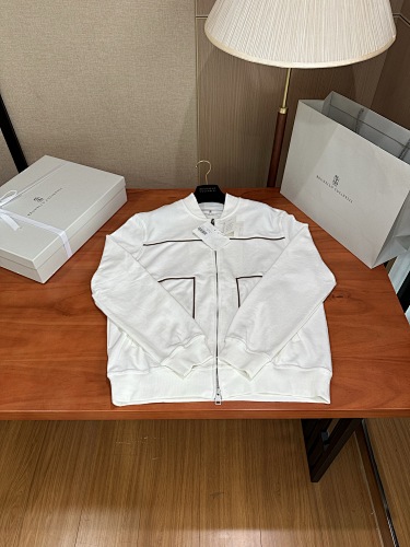 Sport Jacket With Trim White