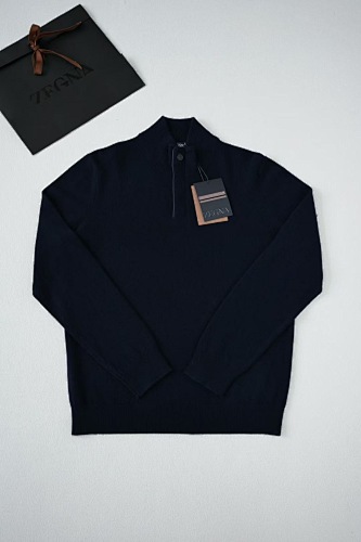 Oasi Zip Mock Neck Sweater
